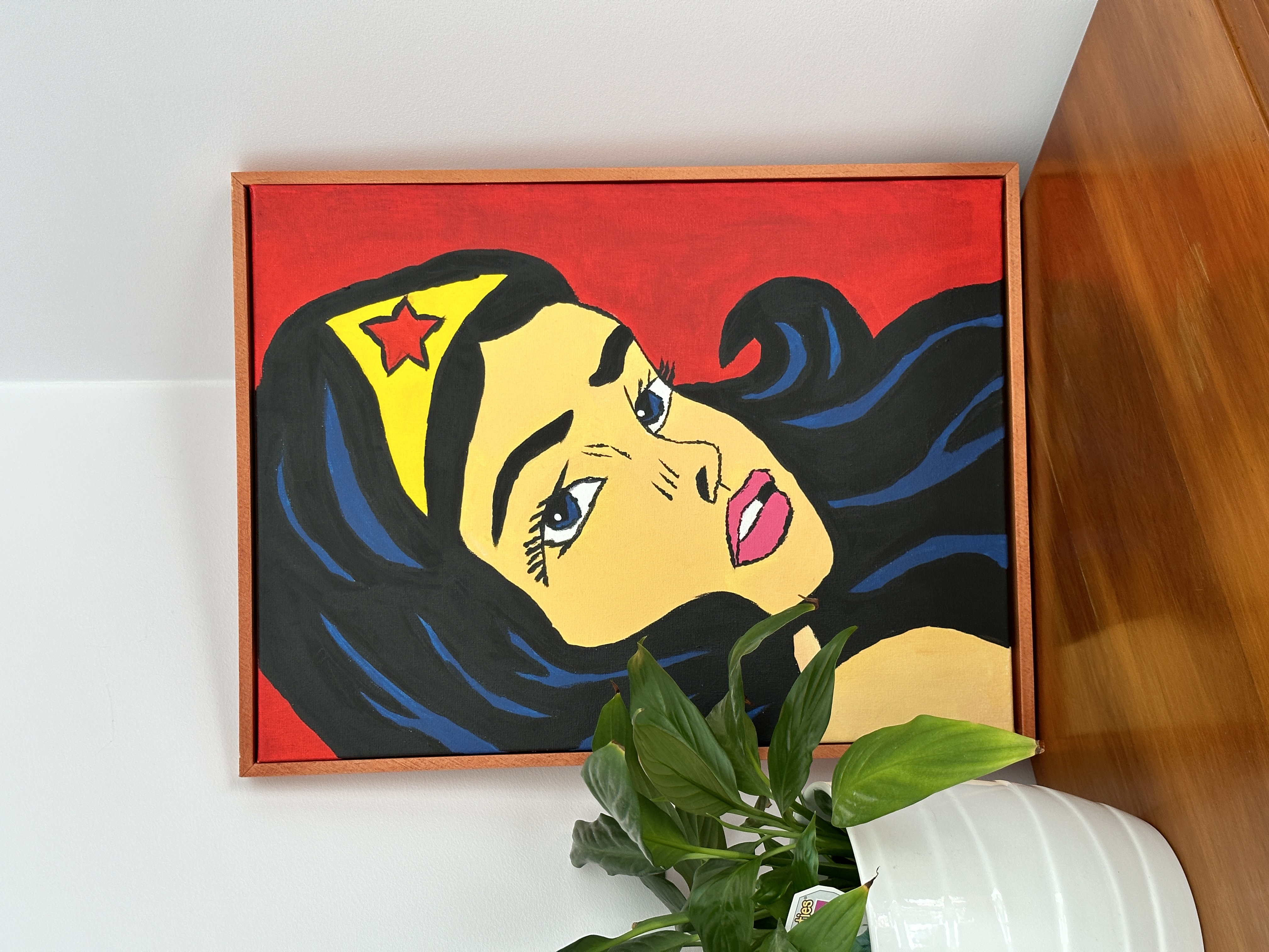 Painting of Wonder Woman